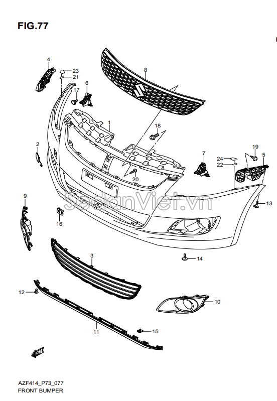 Giá bắt cẳn trước 7173468L00