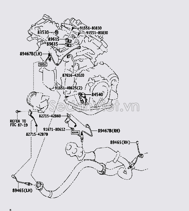 Cảm biến khí xả 8946742050