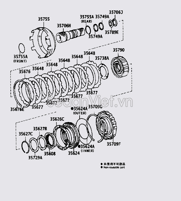 Bi hộp số tự động Toyota Land Cruiser Prado 2013-2015