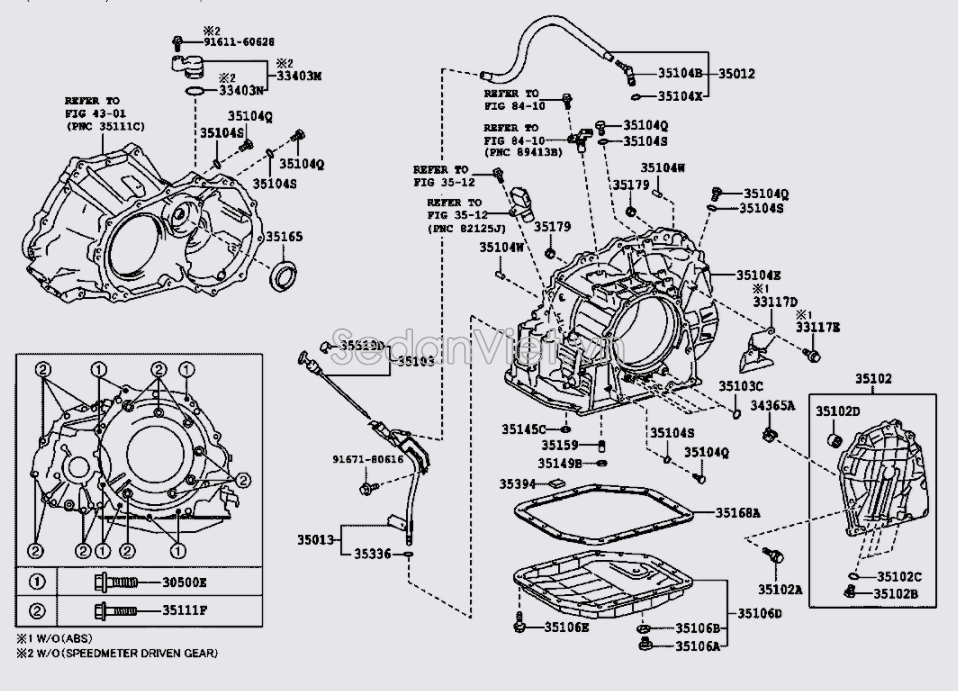 Thước thăm dầu hộp số tự động 351030D040