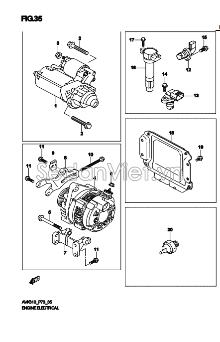 Hộp điều khiển trung tâm ECU 3392084M42000