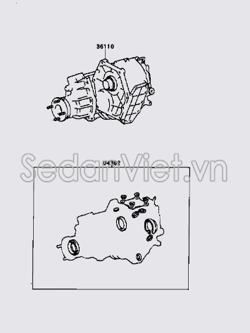 Hộp số phụ 3612060191