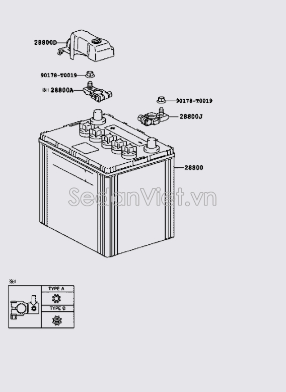 Bình Ắc Quy 288000C230