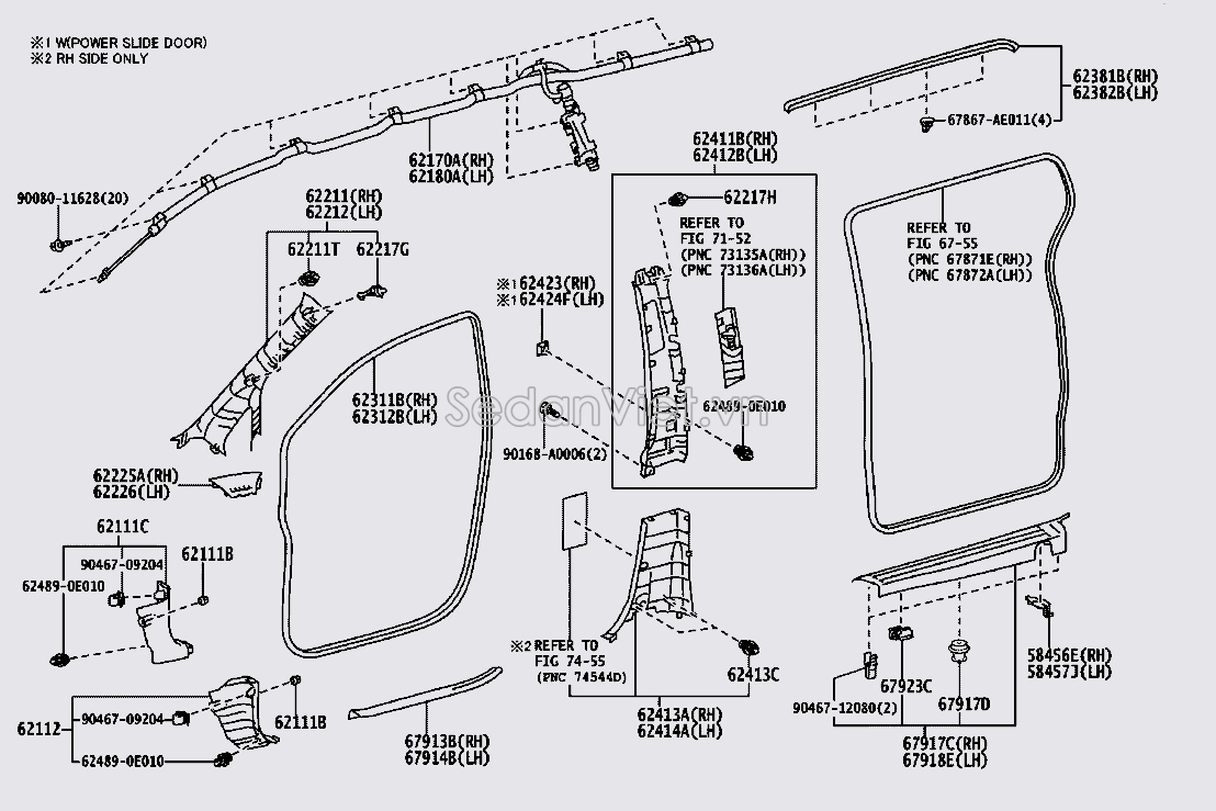 Túi khí trần xe 6217008031