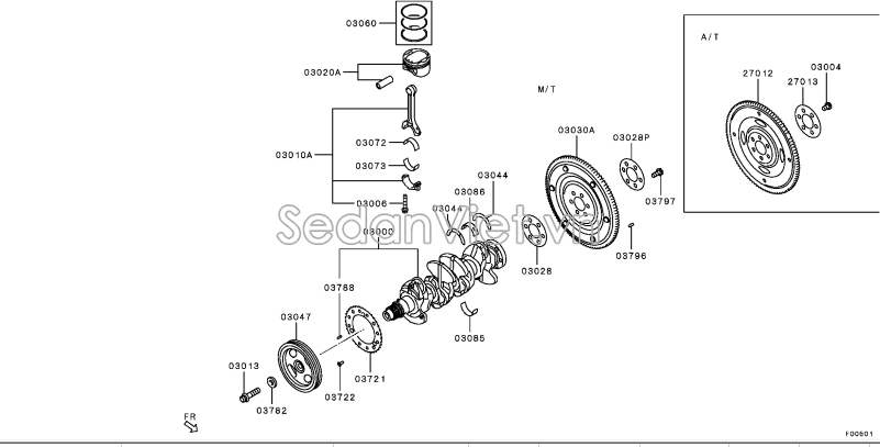 Trục cơ 1100A306