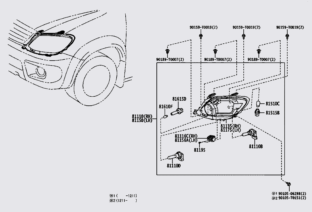 Bóng đèn 12V 65W 9098113046