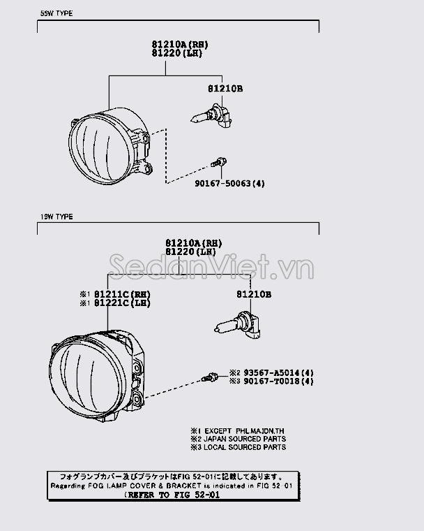 Đèn gầm 8122002120