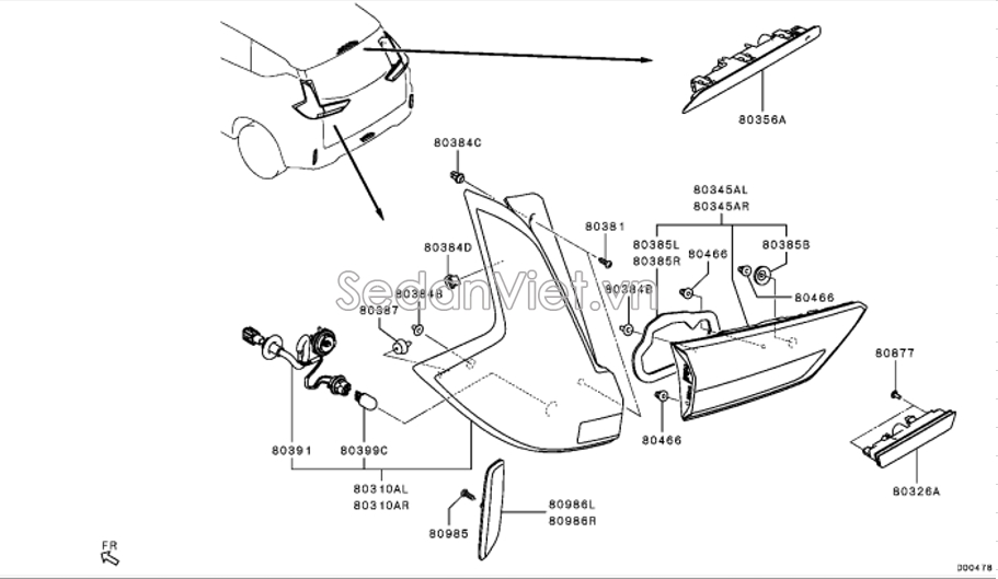 Bóng đèn 12V 21W MS820050