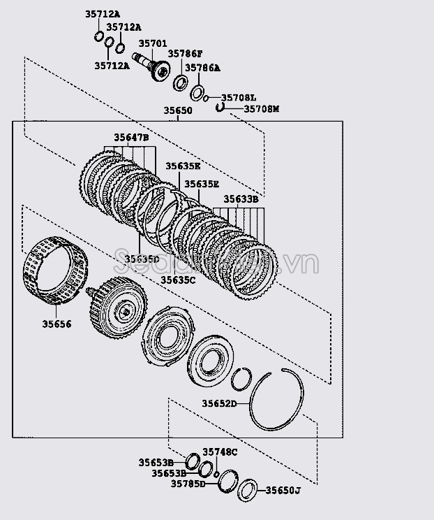 Bi hộp số tự động 90374A0040