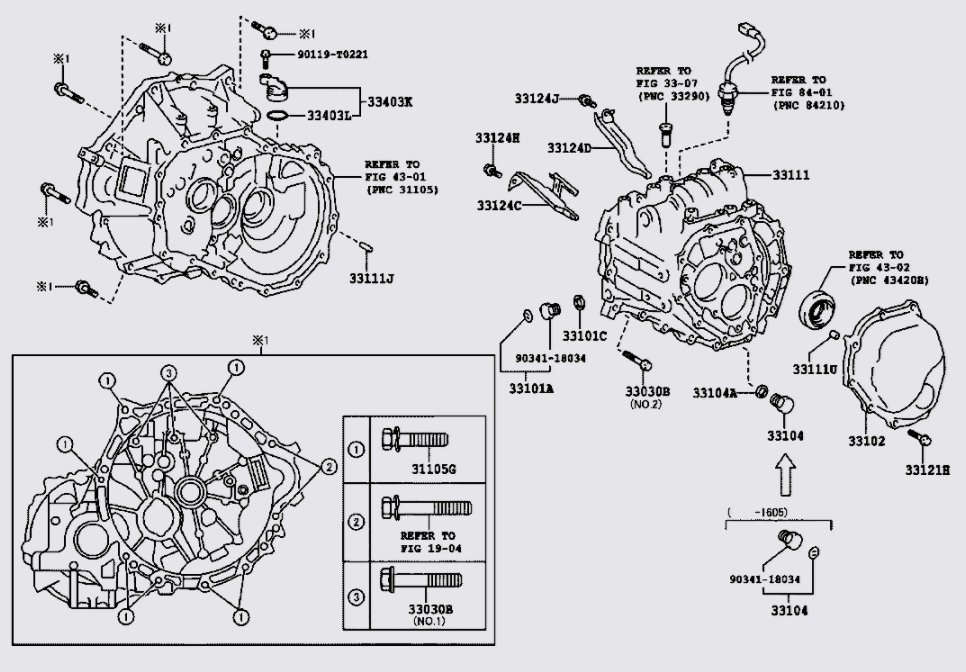 Loa hộp số sàn miếng giữa 331110D090