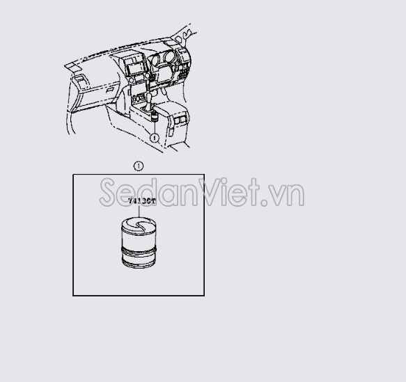 Khay đựng đồ trong xe Toyota Land Cruiser Prado 2013-2015