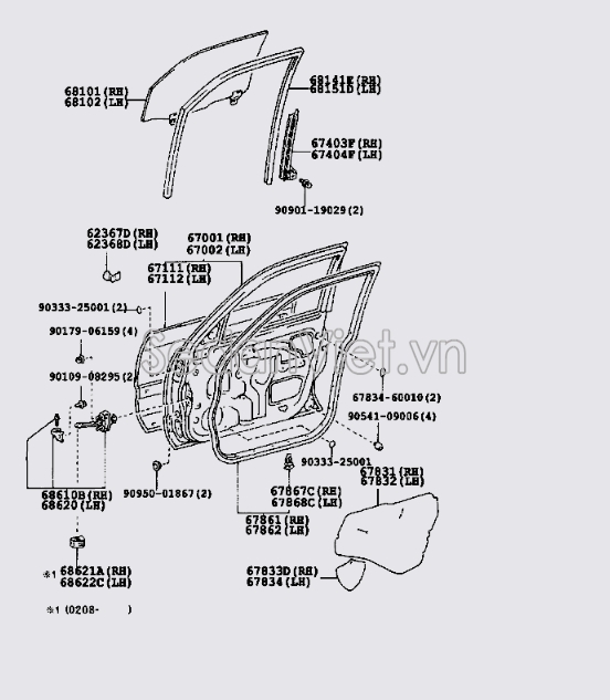 Cánh cửa trước 6700260442