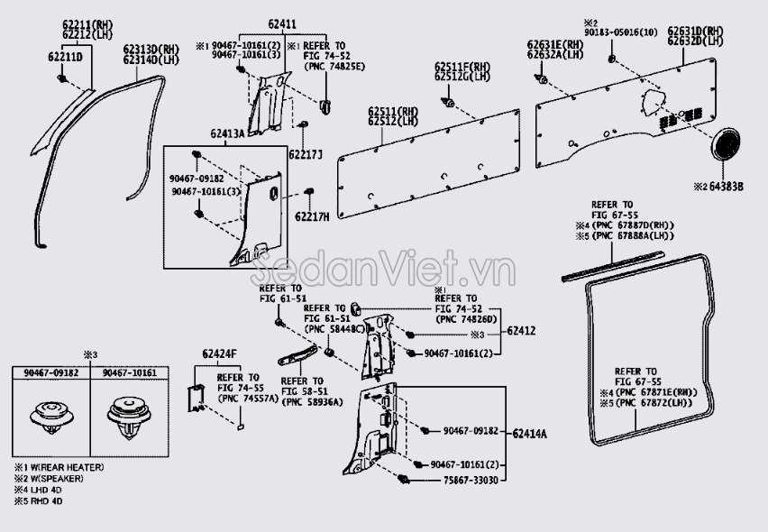 ỐP trang trí trụ A 6221026051B0