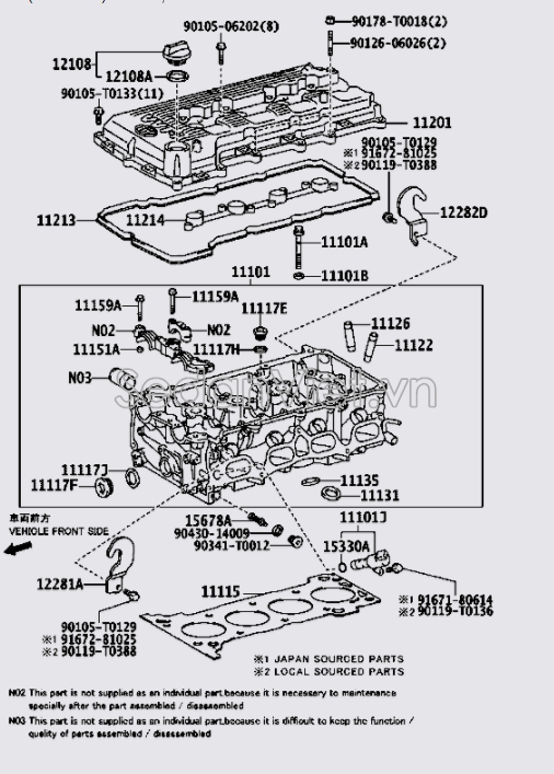 Mặt máy 111010C010