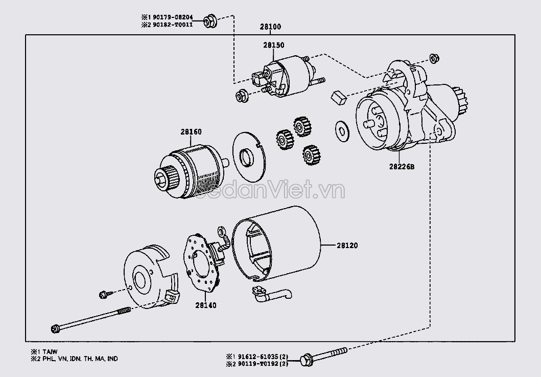 Chổi than máy đề 2814031090