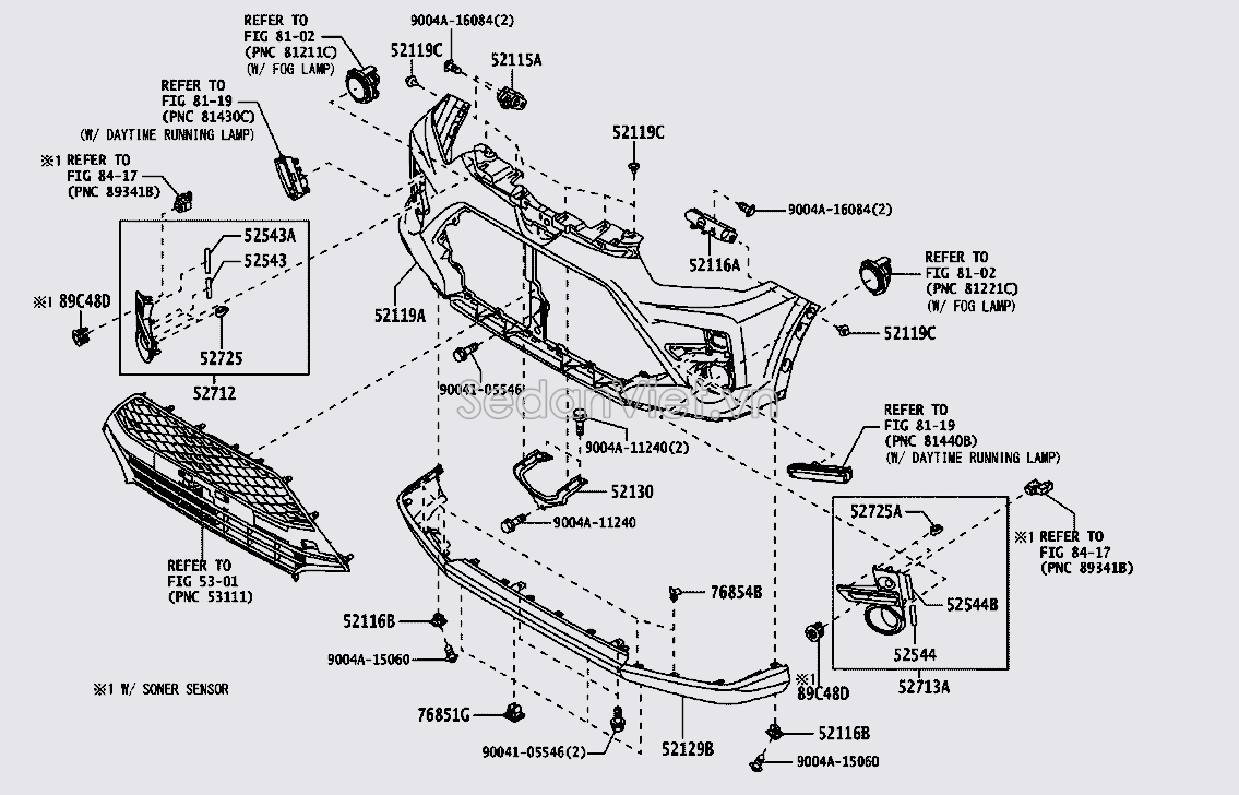 Ốp đèn gầm 52712BZ560