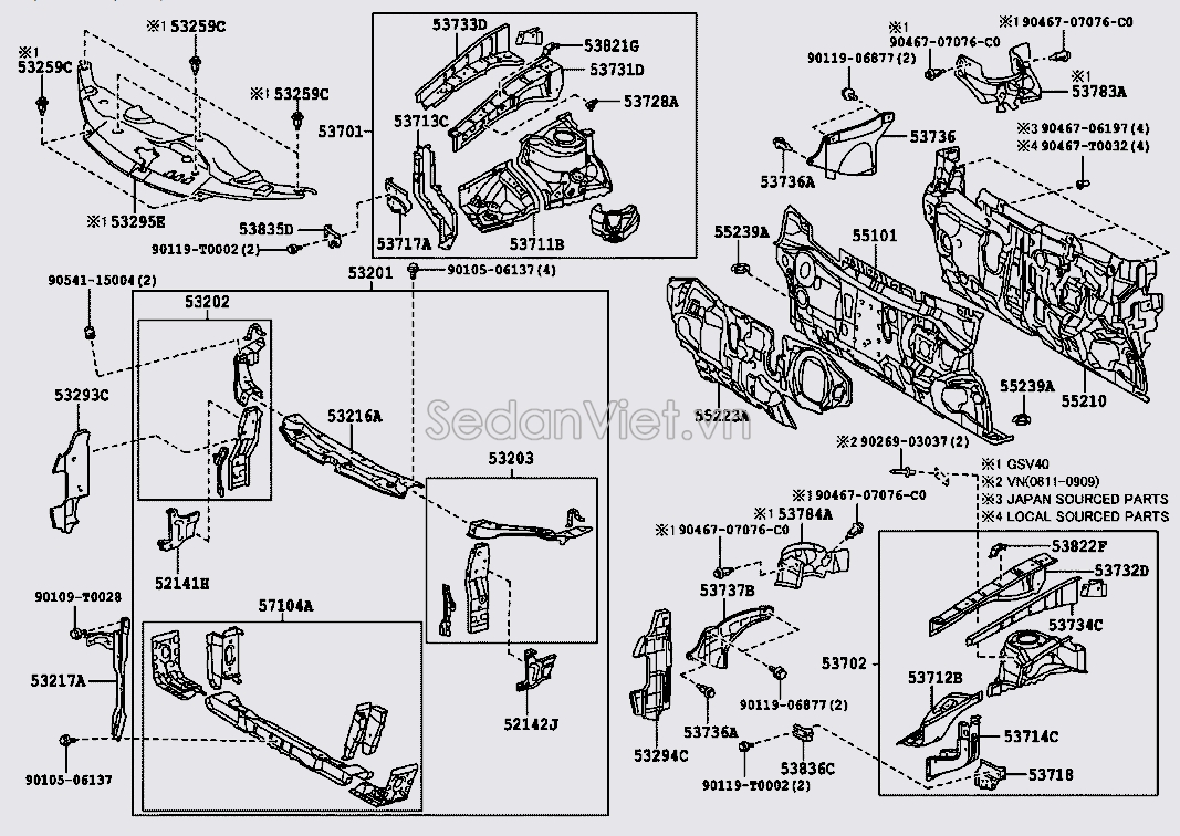 Ụ đỡ giảm xóc 5370206120