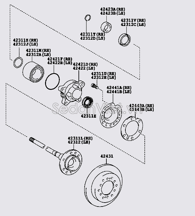 Cây láp 42311KK040