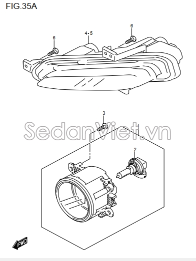 Đèn led ban ngày 3658452R00000