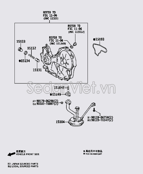 Vòi bơm dầu đáy cac te 1510467060