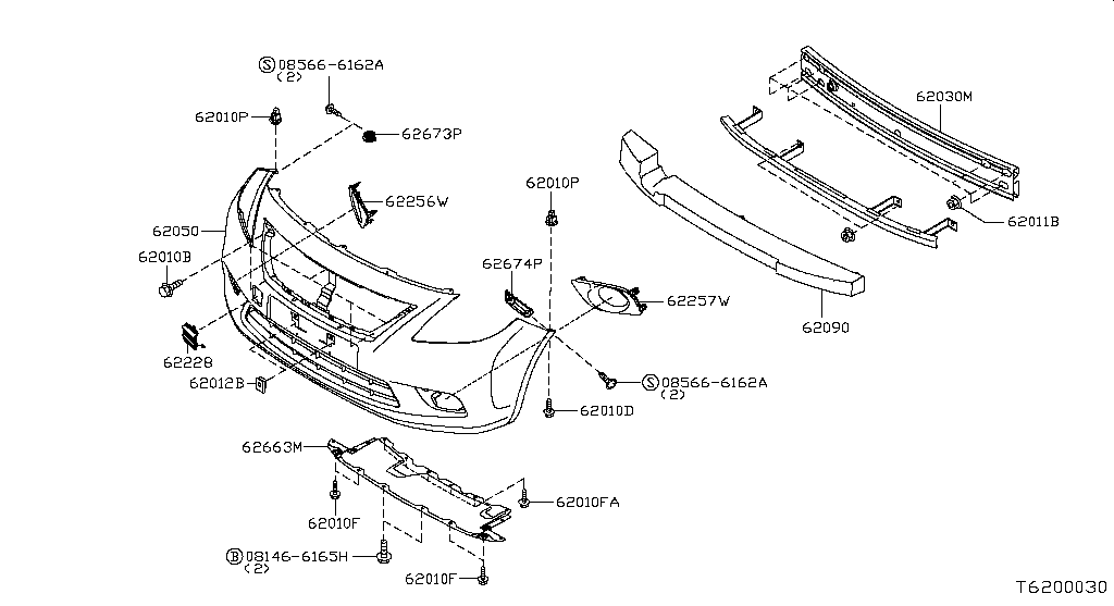 Cản trước 620223AW0H