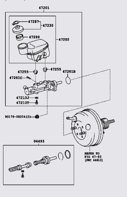 Cốc lọc dầu bình dầu phanh 4729925010