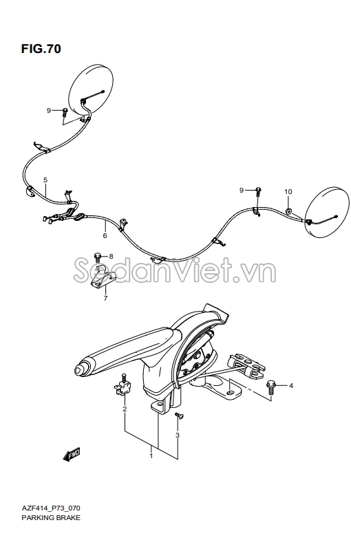 Công tắc phanh tay 3794059J00000