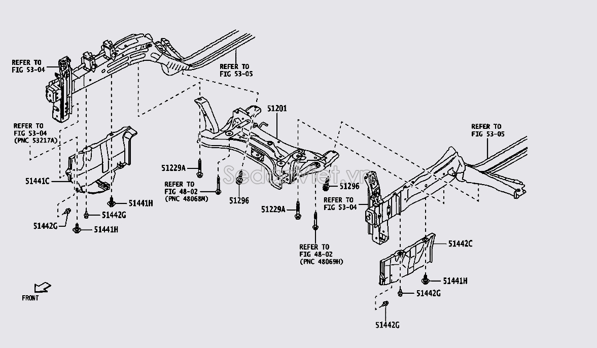 Giá đỡ động cơ 51201BZ140