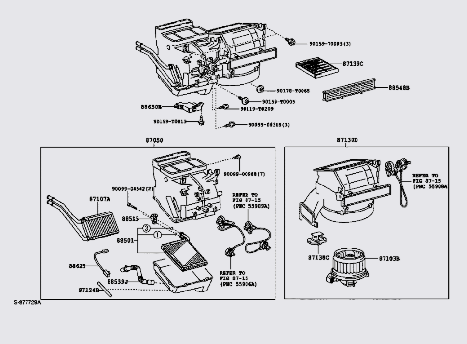 Giàn lạnh trong xe 885010D140