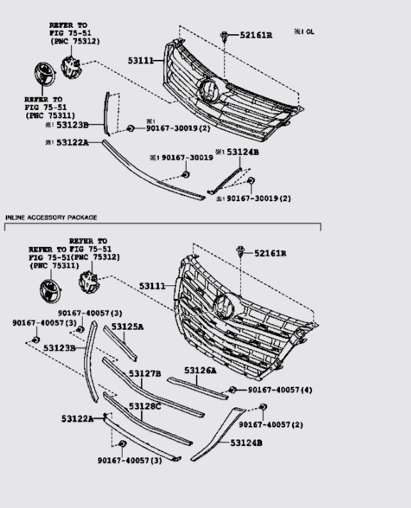 Nẹp mạ ca lăng 53125DX010