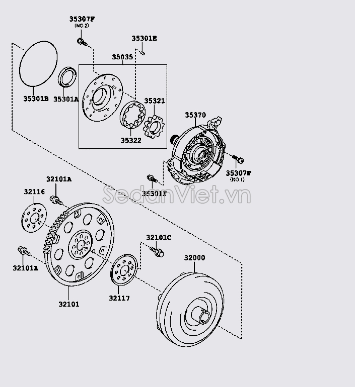 Phớt bơm dầu quả bí 90311A0010