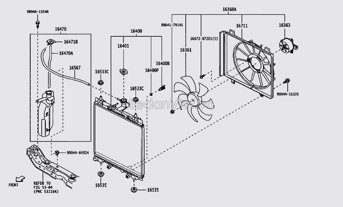 Motor quạt gió động cơ 16363BZ190