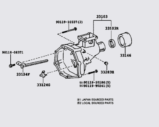 Phớt hộp số sàn 90311T0050