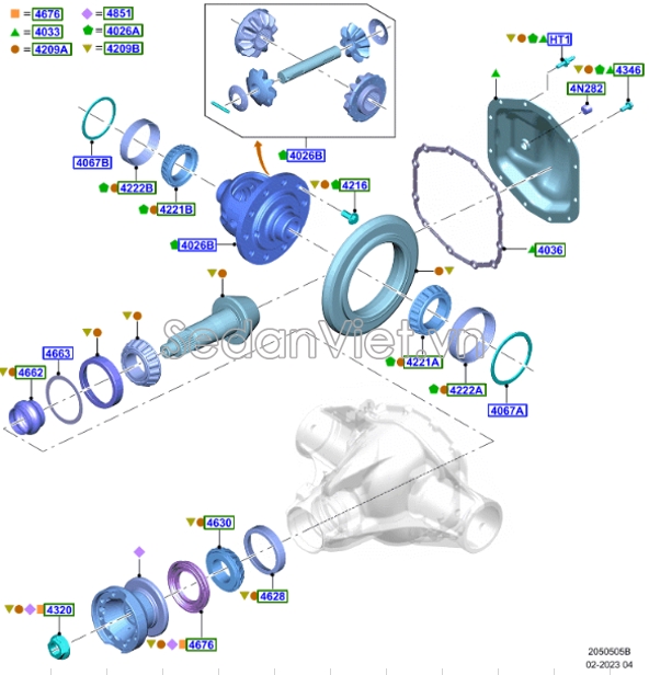 Vòng đệm MB3Z4663A