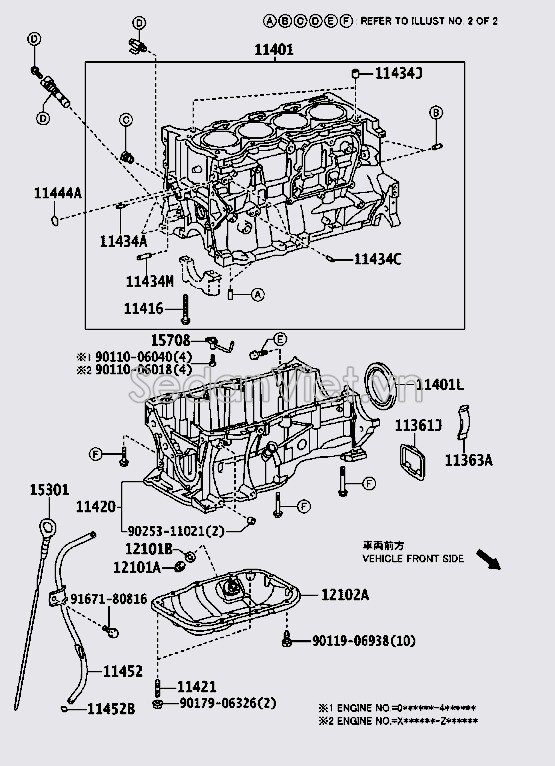 Phớt đuôi trục cơ 9031176002