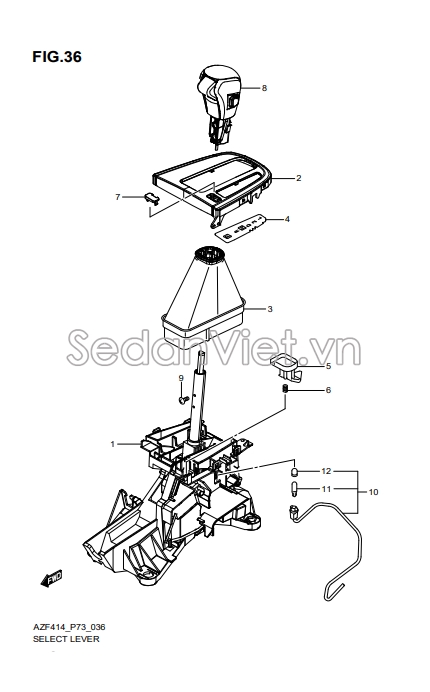 Chụp bụi cần đi số 2815271L10000