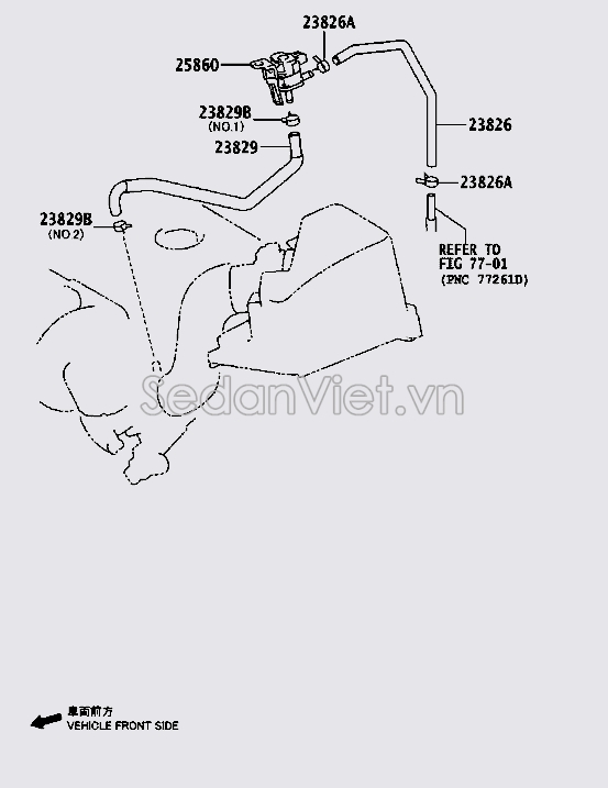 Van hút chân không 258600D160