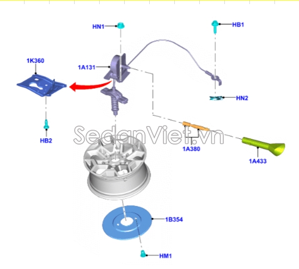 Giá bắt MB3Z1K360A