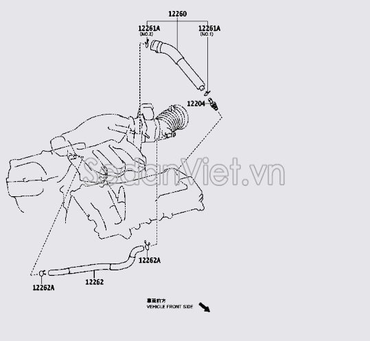 Van nắp giàn cam Lexus RX450H 2009-2012