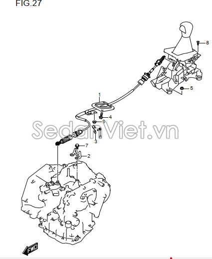 Dây đi số 2821057RF0000