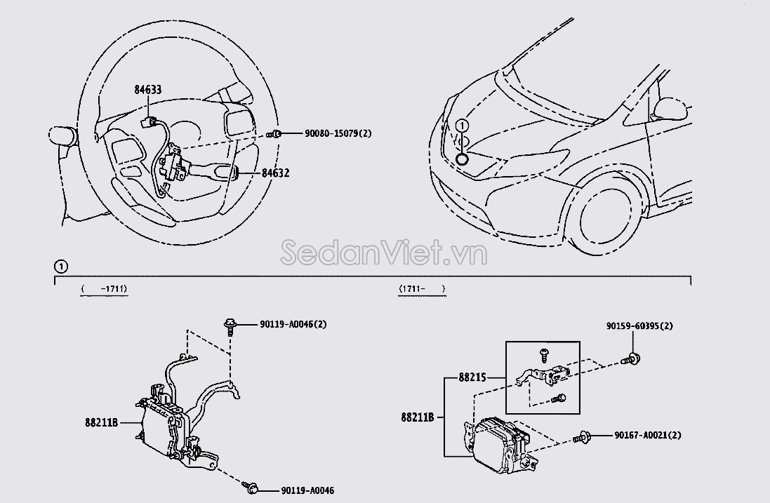 Hộp rađa điều khiển hành trình 8821045050