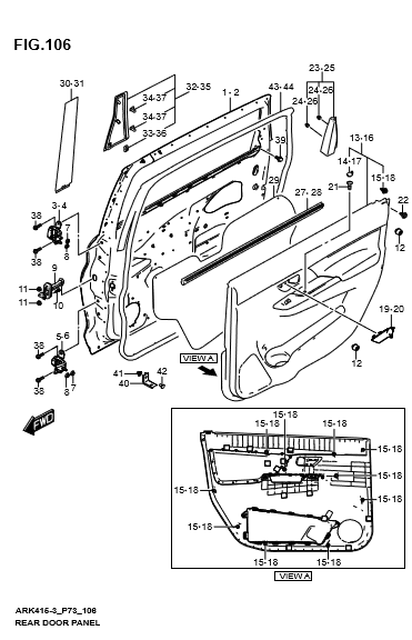 Cánh cửa Suzuki XL7 2020