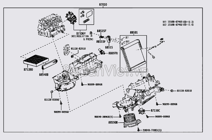 Lọc gió điều hòa 87139BZ020