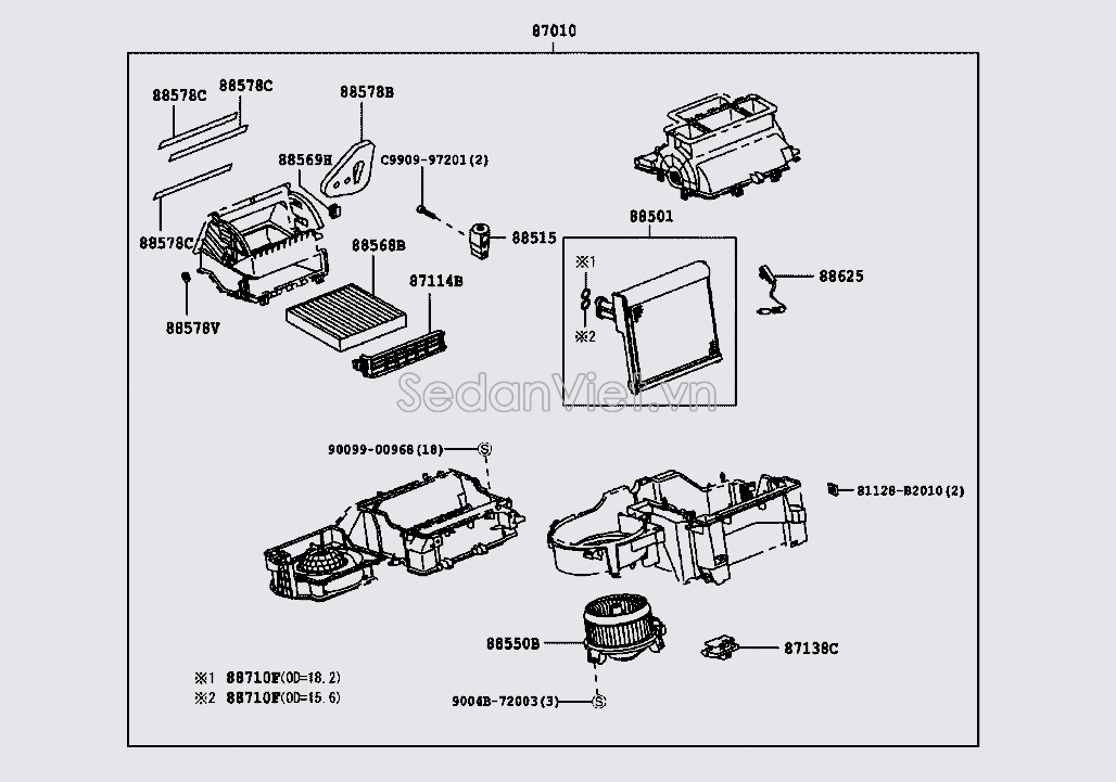 Lọc gió điều hòa 88568BZ060