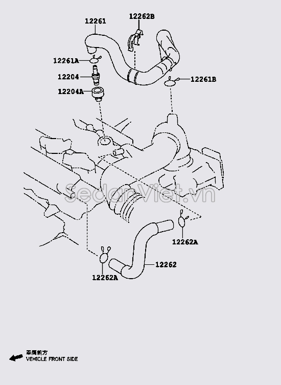 Ống hơi thừa 122620Y110