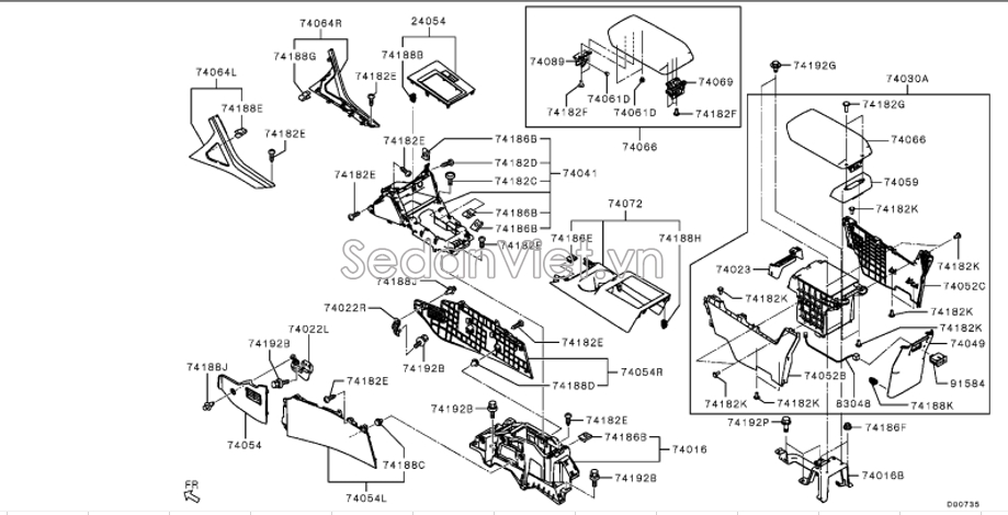 Yên ngựa trong xe 96905W012P