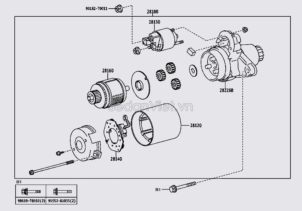 Roto máy đề 281600V090