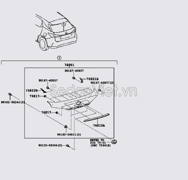 Nẹp cốp hậu 7680148440A0