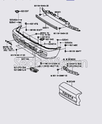 Lưới cản trước 5261160020