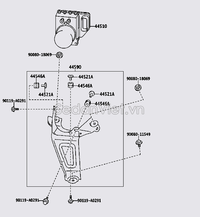 Cụm điều khiển ABS 4405008240